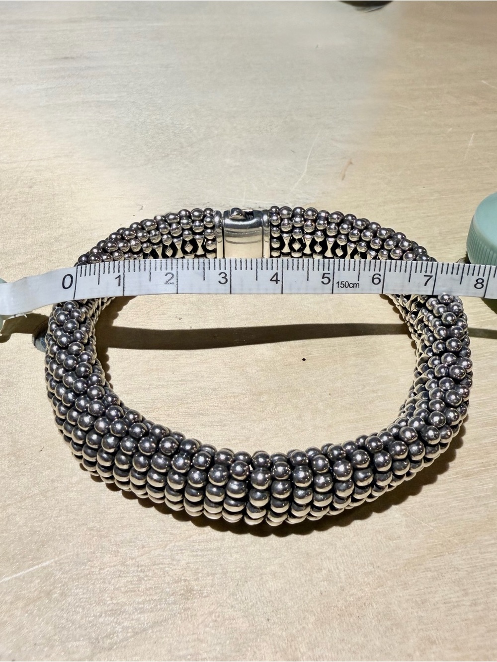 EUC Lagos 15mm Sterling Silver Caviar Bracelet - Picture 10 of 10